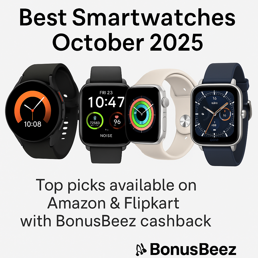 Best Smartwatches October 2025 - BonusBeez cashback guide