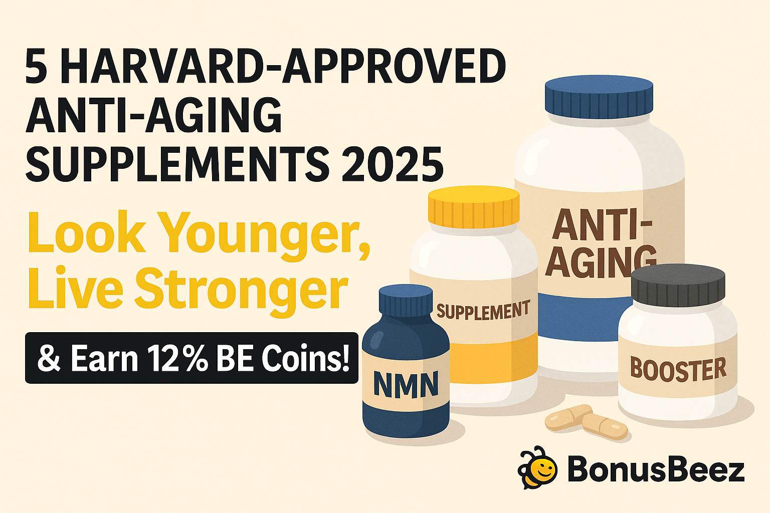 Best Anti-Aging Supplements 2025 – BonusBeez Cashback