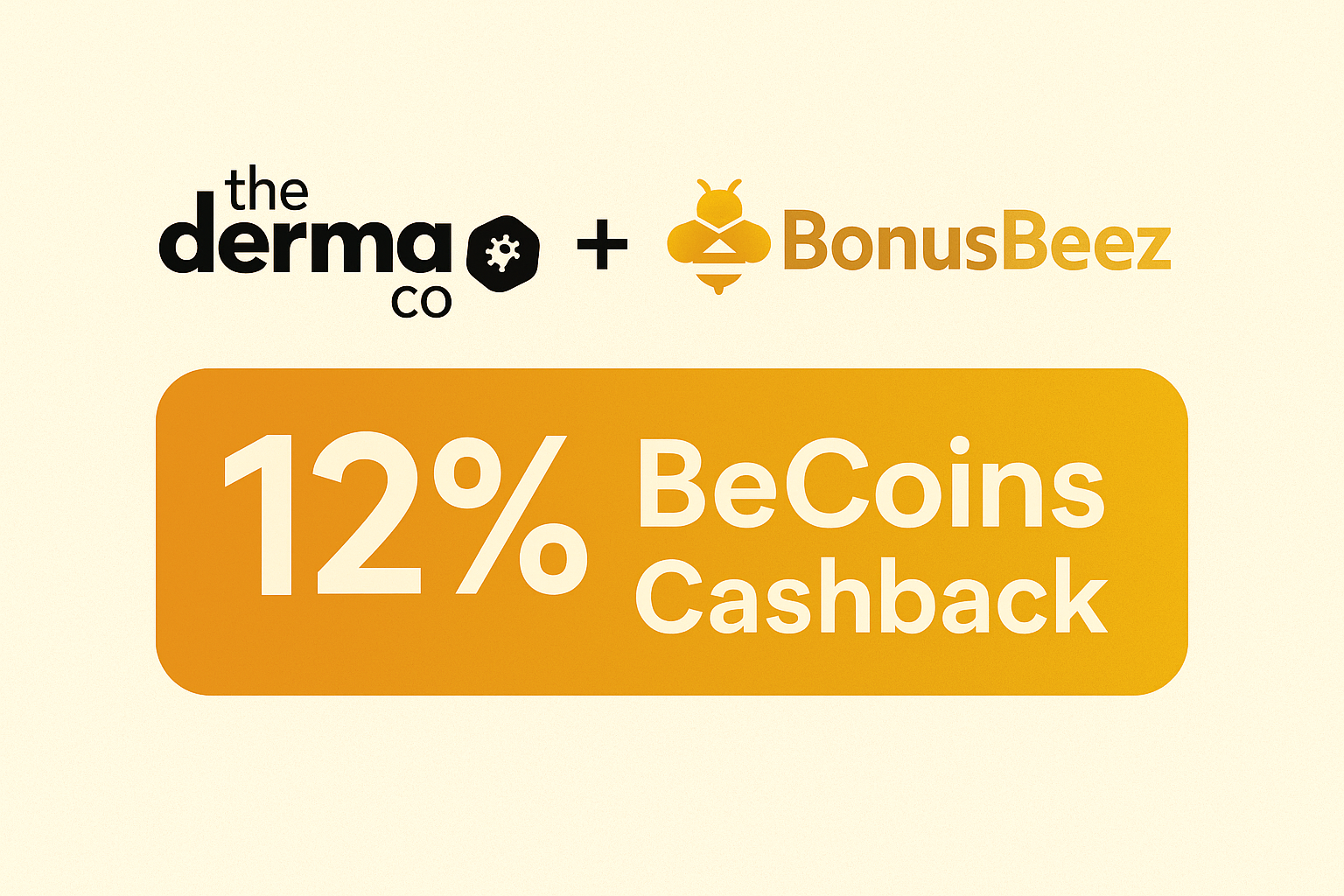 The Derma Co skincare products with BonusBeez cashback